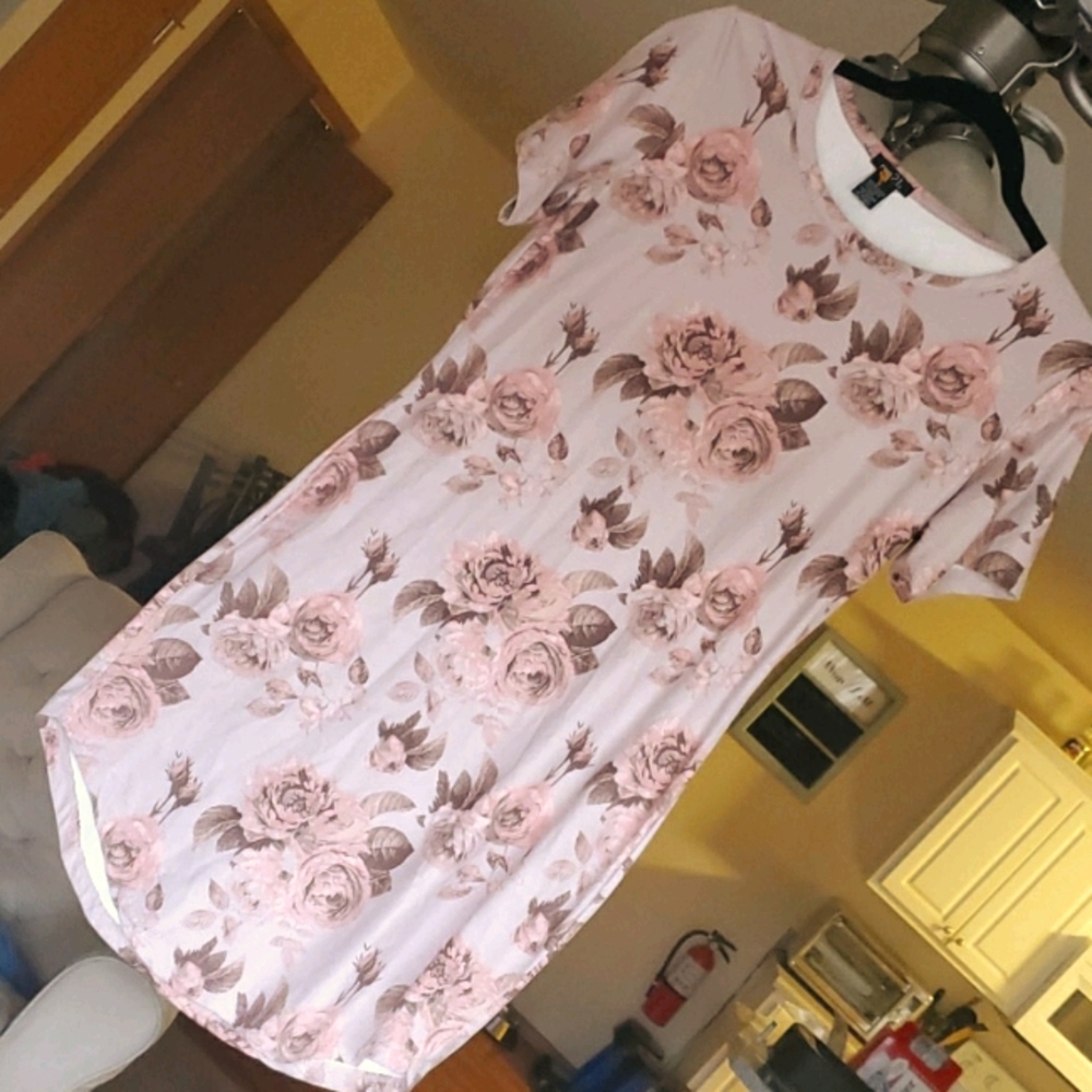 Floral bodycon dress